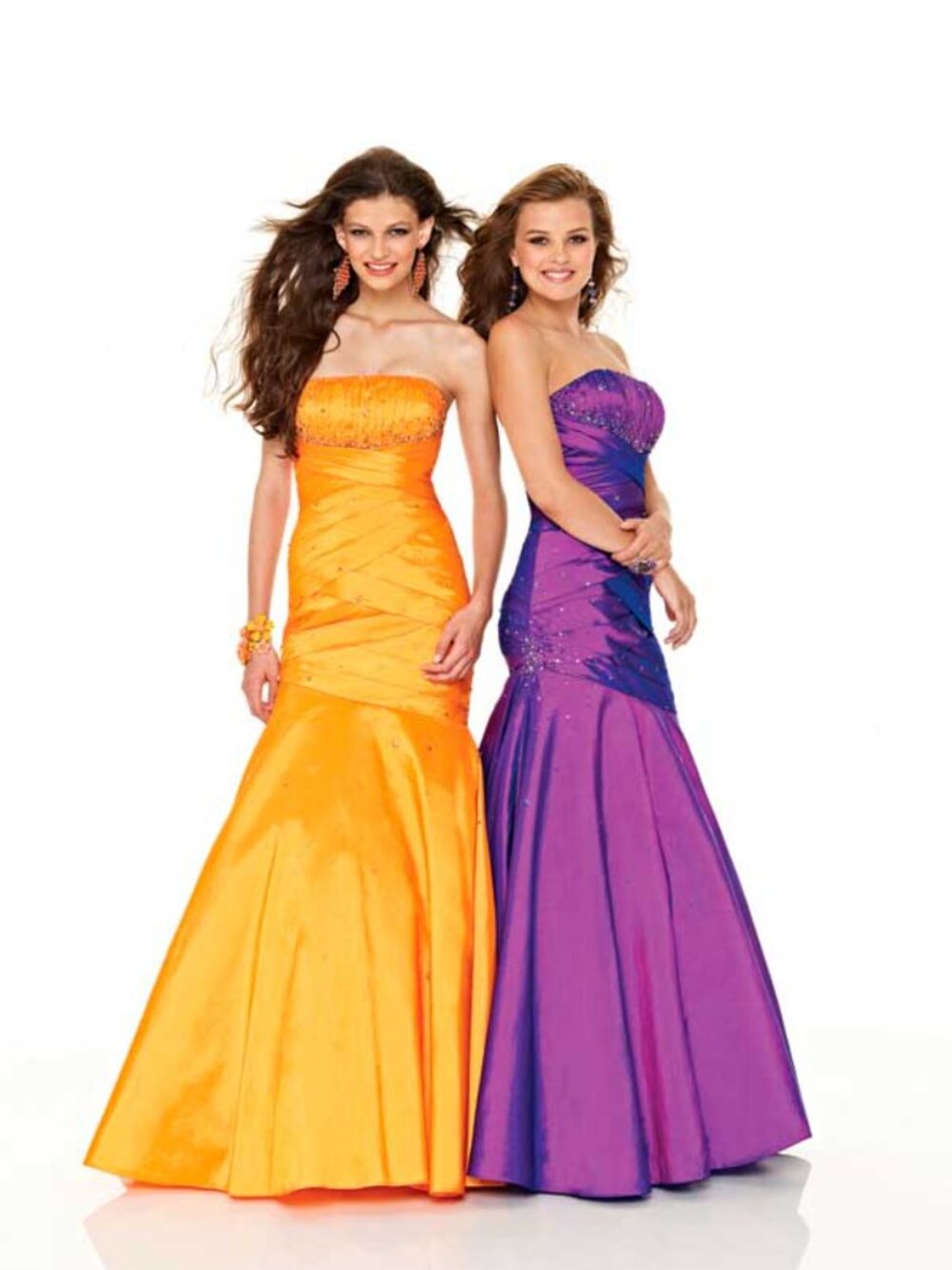 Mori Lee 8408 Size 10 Orange Prom Dress